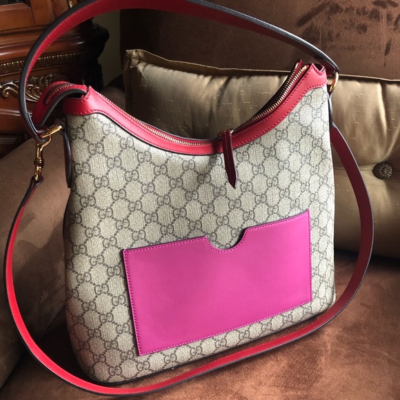 Gucci GG Supreme Convertible Hobo - Picture 1 of 7